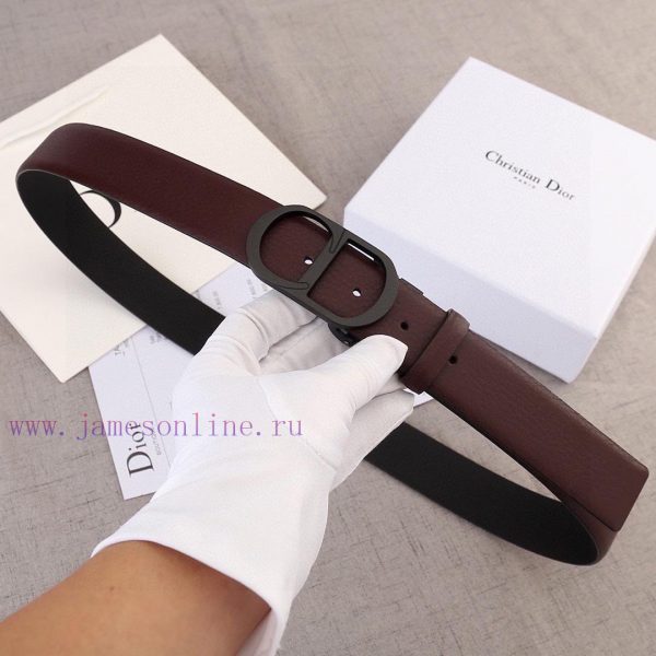 3.5cm width Dior drop pattern wireless strap/Made of imported double-sided cowhide, with del 4yu67pdp