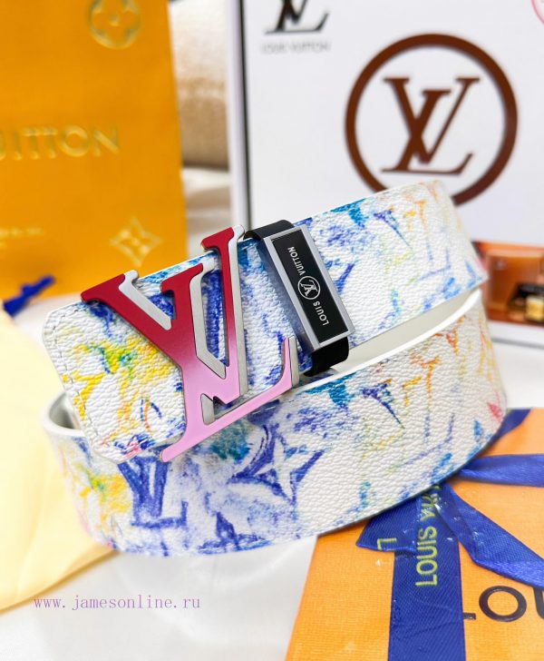 Belt LV Louis ReproductionThe waistband is made of 100% cowhide, ensuring a double-layer gra odtiozgf