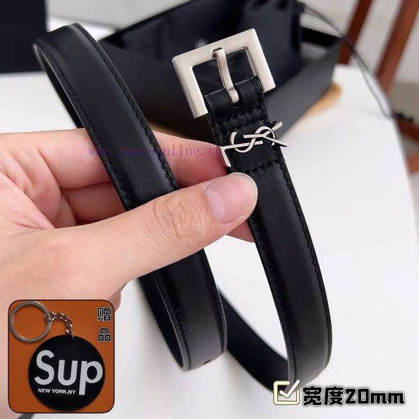 Female version Y.S.LComplete set of free keytag casual belt series with simple metal logo, s byh8mud8 - Image 4