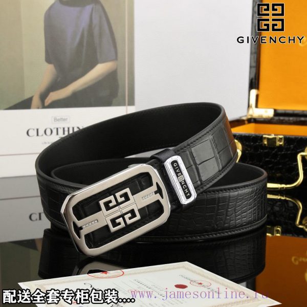 Complete setGivenchyBuckle material: pure steel with diamond inlayThe front of the belt is m n6hcrzl9 - Image 3