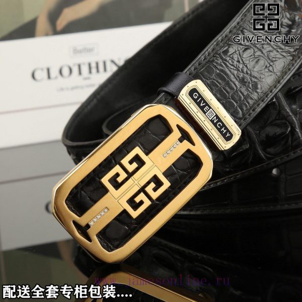 Complete setGivenchyBuckle material: pure steel with diamond inlayThe front of the belt is m n6hcrzl9 - Image 6