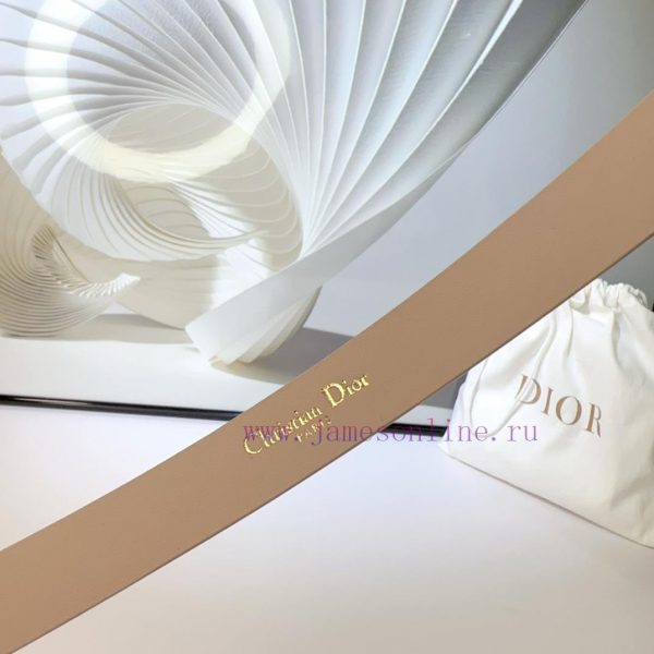2.0cm Dior new belt, double-sided top layer cowhide material, length 75.80.85.90.95.100 euro fj699hqr - Image 9