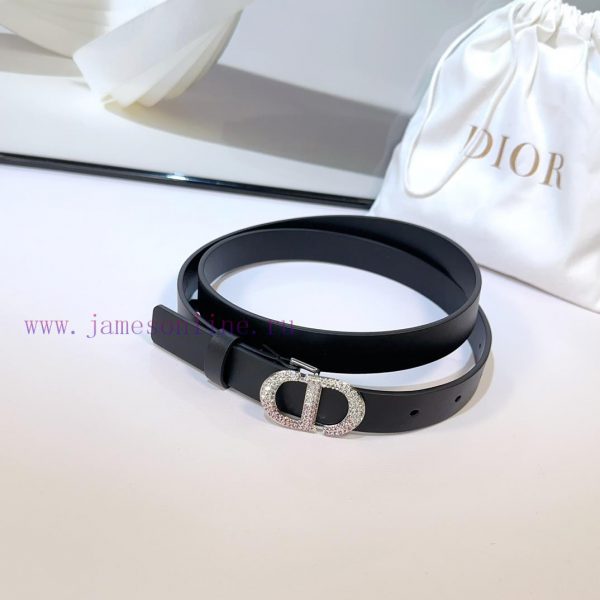 2.0cm Dior new belt, double-sided top layer cowhide material, length 75.80.85.90.95.100 euro 8c4bbo6k - Image 3
