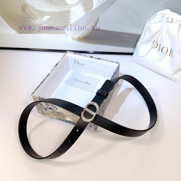 2.0cm Dior new belt, double-sided top layer cowhide material, length 75.80.85.90.95.100 euro 8c4bbo6k - Image 7