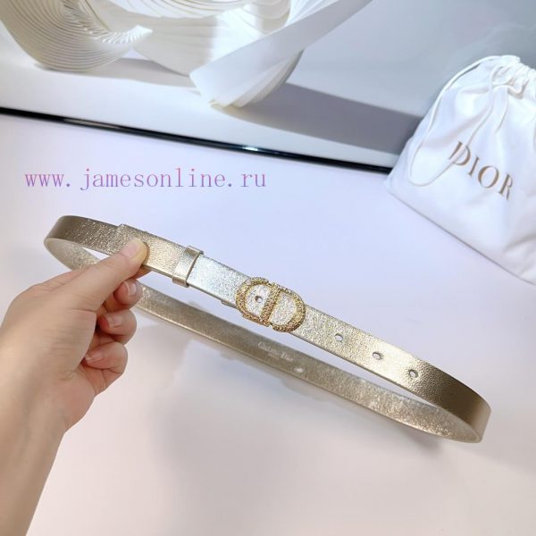 2.0cm Dior new belt, double-sided top layer cowhide material, length 75.80.85.90.95.100 euro eh30rw7i - Image 4