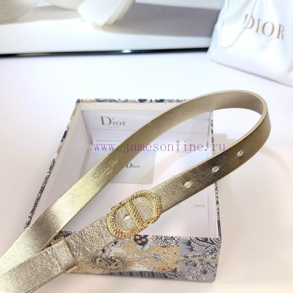 2.0cm Dior new belt, double-sided top layer cowhide material, length 75.80.85.90.95.100 euro eh30rw7i - Image 9