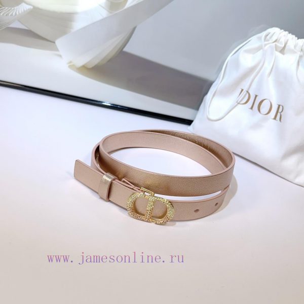 2.0cm Dior new belt, double-sided top layer cowhide material, length 75.80.85.90.95.100 euro 6y1wdydo - Image 3