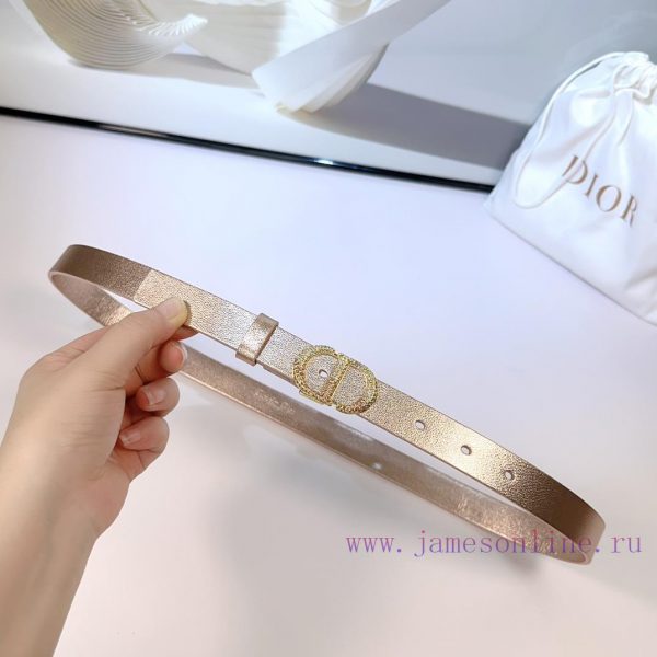 2.0cm Dior new belt, double-sided top layer cowhide material, length 75.80.85.90.95.100 euro 6y1wdydo - Image 4