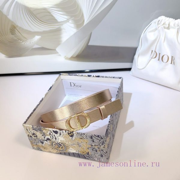 2.0cm Dior new belt, double-sided top layer cowhide material, length 75.80.85.90.95.100 euro 6y1wdydo - Image 6