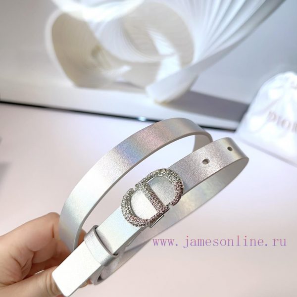2.0cm Dior new belt, double-sided top layer cowhide material, length 75.80.85.90.95.100 euro 3h2ykdga - Image 5