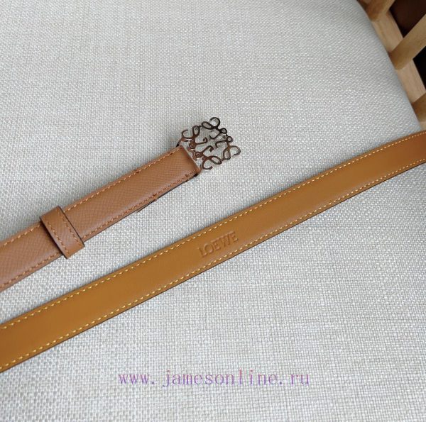 LOEWE's latest same style waist belt [Celebration] [Celebration] Plain cowhide leather belt o8xi9tzc - Image 4