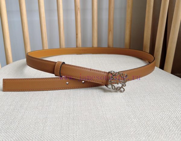 LOEWE's latest same style waist belt [Celebration] [Celebration] Plain cowhide leather belt o8xi9tzc - Image 5