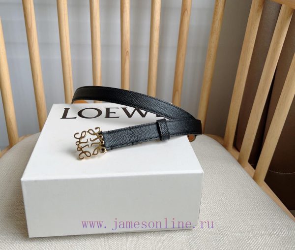 LOEWE's latest same style waist belt [Celebration] [Celebration] Plain cowhide leather belt 5evihkmd
