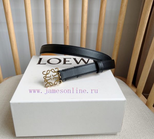 LOEWE's latest same style waist belt [Celebration] [Celebration] Plain cowhide leather belt rl0ua7ci