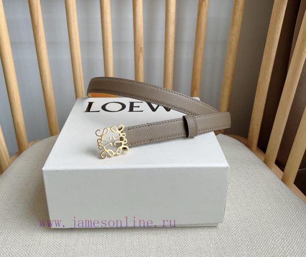 LOEWE's latest same style waist belt [Celebration] [Celebration] Plain cowhide leather belt 8aorh96n