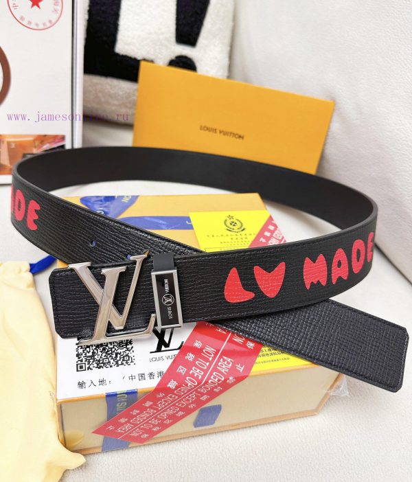 Belt LV Louis ReproductionBelt made of 100% head layer cowhide, ensuring a three-dimensional 7lxlvowq - Image 3