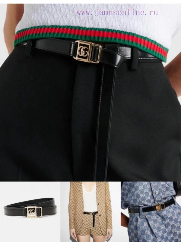 2.0cm Gucci new belt, double-sided top layer cowhide material, length. 758.80.85.90.95. Euro a3te8d8s