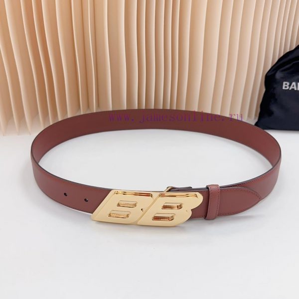 New 3.5cm Balenciaga official website, double-sided top layer cowhide material, length. 758. 3bhrwe6b