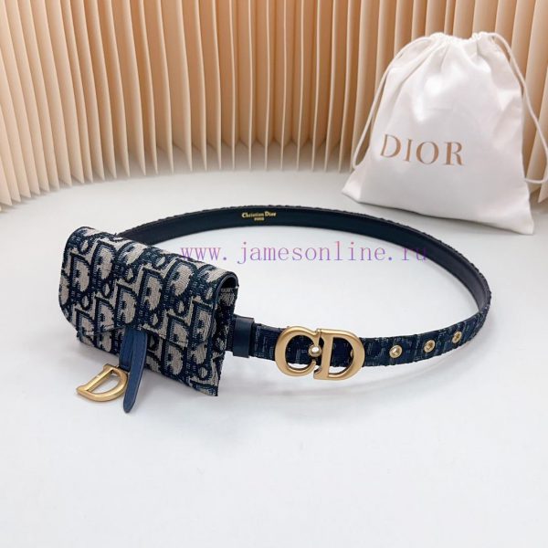 New 2.0cm Dior waist bag official website, double-sided top layer cowhide leather material, 2oiqj75o