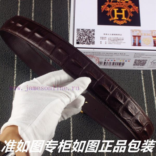 Belt Hermes Her...mes️The waistband is made of 100% cowhide, ensuring genuine leather. The 2 jzfh1mgm - Image 8