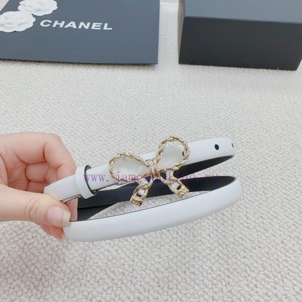 1.5cm.  Chanel official website new top layer cowhide, length 75.80.85.90.95.100. European pey9byle - Image 4