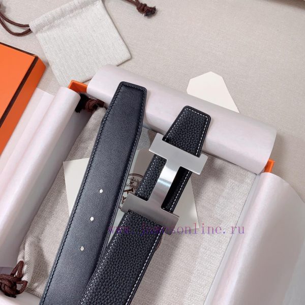 | Herm è s | Herm è s 38mm wide belt with double spliced body 258lbbl9 - Image 3