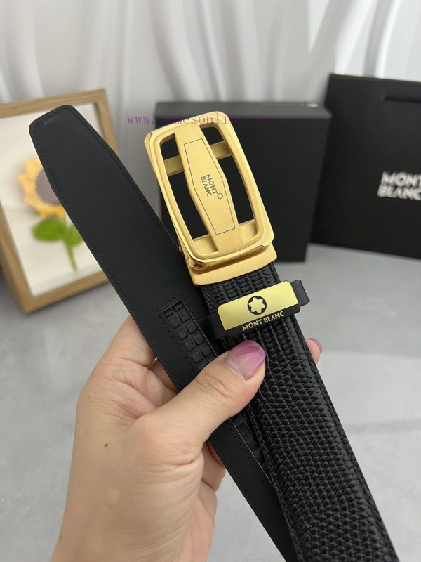 Montblanc Automatic BeltMaterial: Leather Belt with 100% Head Layer. The leather belt is gua 4b1fq4vy - Image 9