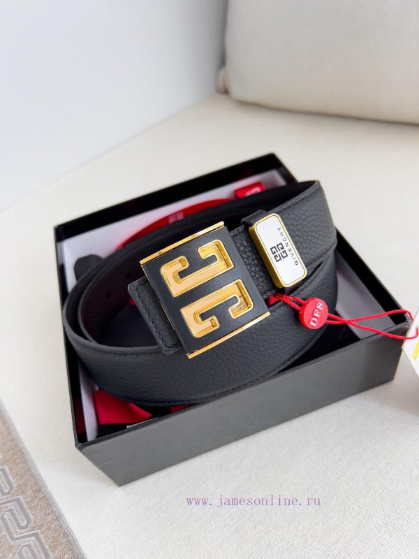Givenchy GIVENCHY Belt ️ BeltHanging buckle, pure steel material buckle head, double-sided c 82pwjib2
