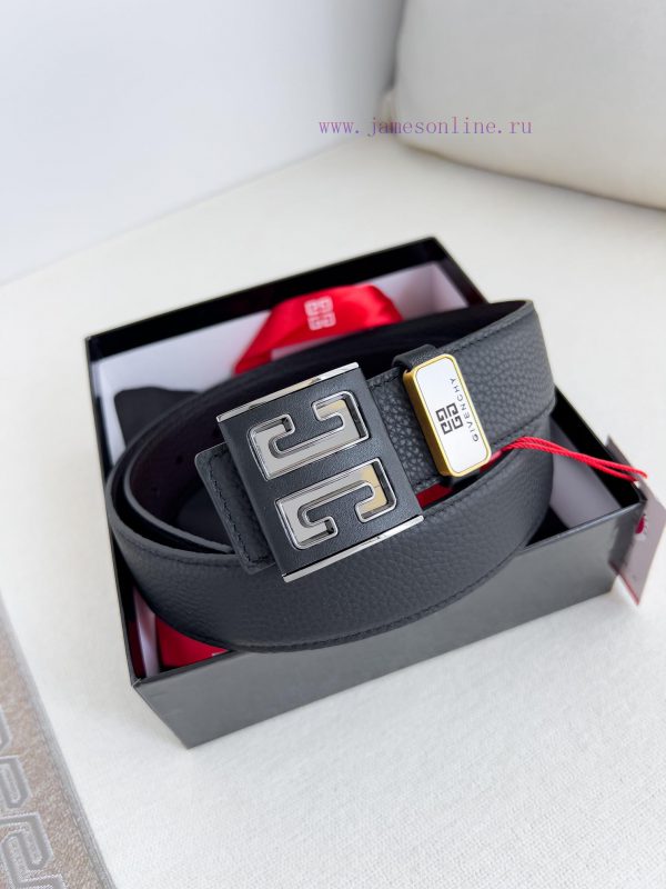 Givenchy GIVENCHY Belt ️ BeltHanging buckle, pure steel material buckle head, double-sided c v4wm1o1l