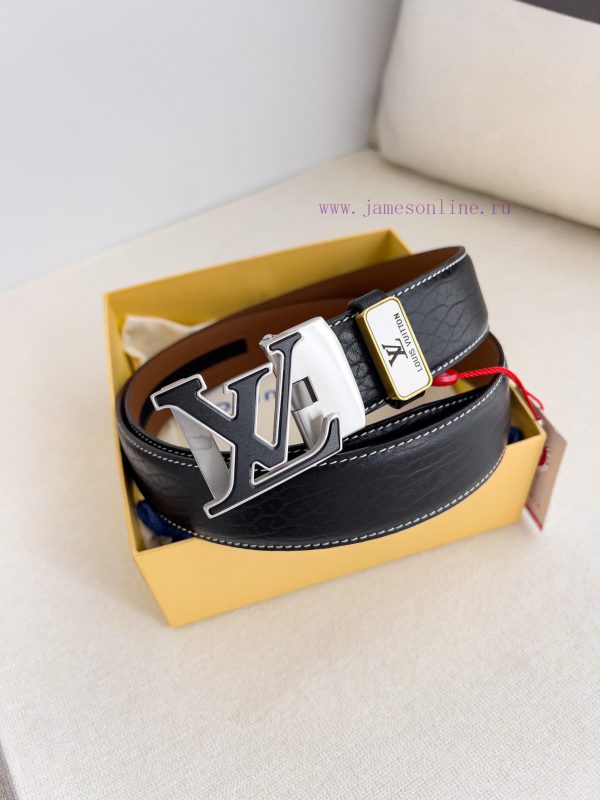 LV... Louis Vuitton Belt ️ Automatic BeltAutomatic buckle, made of pure steel material, with dmeadj0z