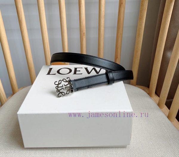 LOEWE's latest same style waist belt [Celebration] [Celebration] Plain cowhide leather belt fr0x1k6x