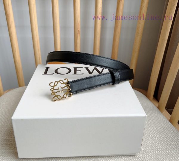 LOEWE's latest same style waist belt [Celebration] [Celebration] Plain cowhide leather belt cz4v07pc