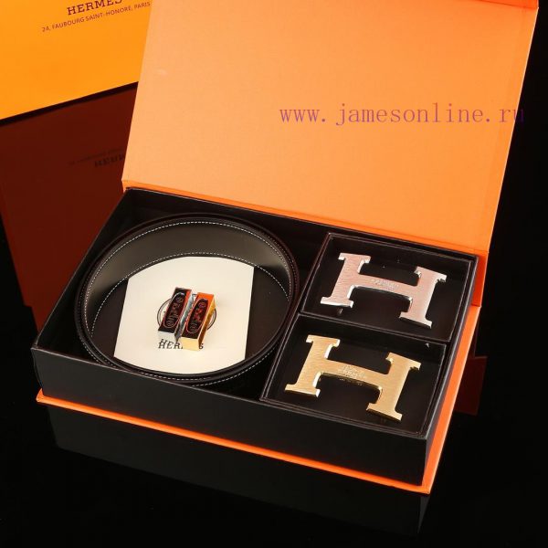 MADE IN FRANCEPurchase gift boxes with picturesHERME-S Double Buckle SetBuckle material: Two d8m9f71q