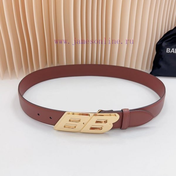 New 3.5cm Balenciaga official website, double-sided top layer cowhide material, length. 758. neb3og20