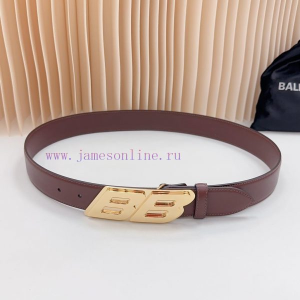 New 3.5cm Balenciaga official website, double-sided top layer cowhide material, length. 758. ts29udpb