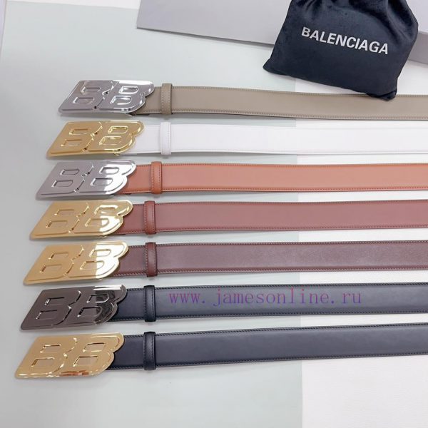 New 3.5cm Balenciaga official website, double-sided top layer cowhide material, length. 758. 3kpsd6fv - Image 6