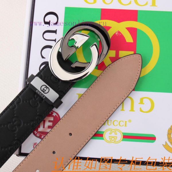 Belt and belt Gucci leather beltMen's belt material: 100% head layer cowhide belt, guarantee 7gdisvkb - Image 8