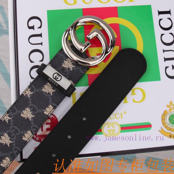 Belt and belt Gucci leather beltMen's belt material: 100% head layer cowhide belt, guarantee roqj4sie - Image 8