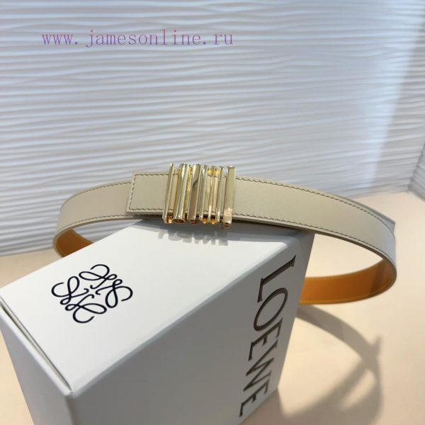 LOEWE's latest same style waist belt is made of smooth cowhide leather with a narrow belt an aiukmas8 - Image 3