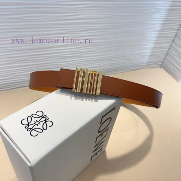 LOEWE's latest same style waist belt is made of smooth cowhide leather with a narrow belt an byt8hj6j - Image 3