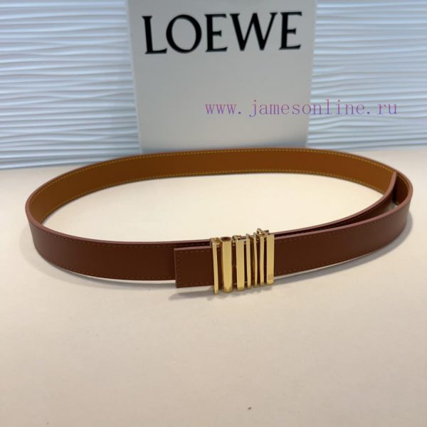 LOEWE's latest same style waist belt is made of smooth cowhide leather with a narrow belt an byt8hj6j - Image 6