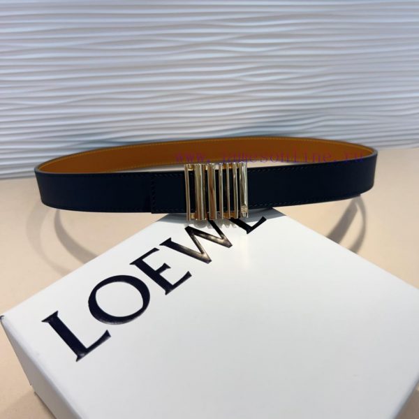 LOEWE's latest same style waist belt is made of smooth cowhide leather with a narrow belt an cch2z8lk - Image 3