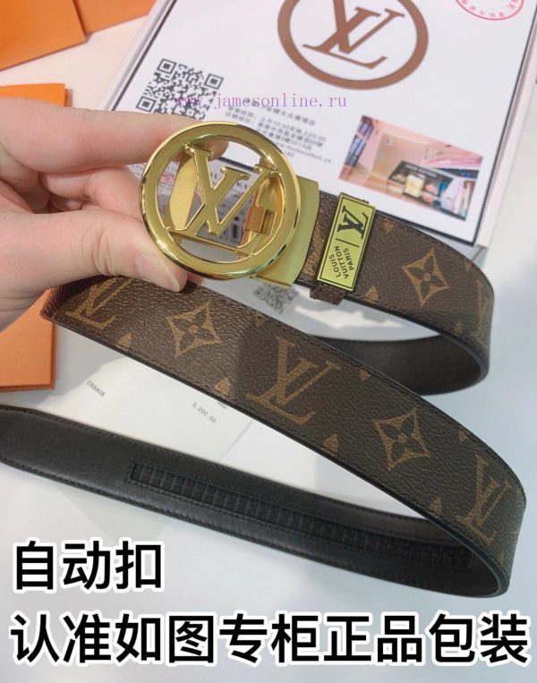 Belt LV Louis Vuitton automatic buckleThe waistband is made of 100% cowhide, ensuring the sa a268c08n