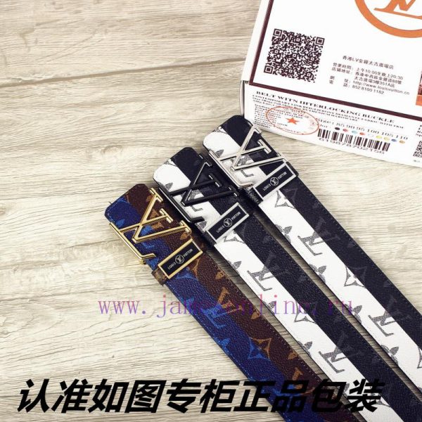 Belt LV Louis Vuitton Top Remakes-The belt is made of 100% imported original cowhide, ensuri 2ru7x189 - Image 9