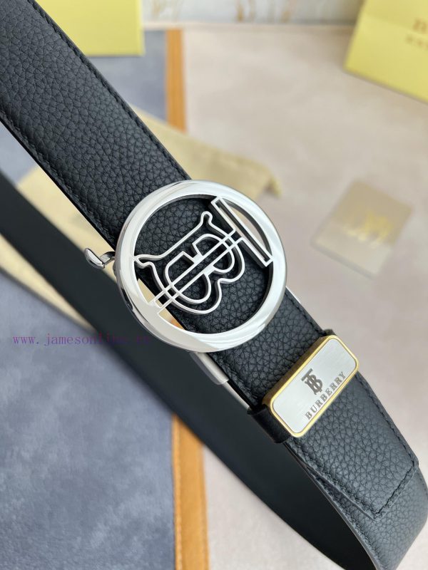 Burberry Burberry Belt ️ Automatic BeltAutomatic buckle, made of pure steel material, automa 0l1vc1u1 - Image 4
