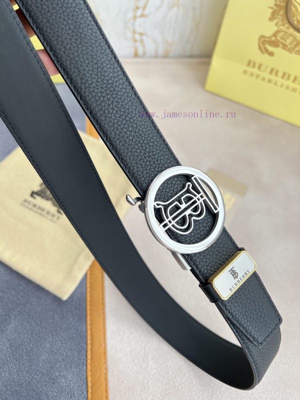 Burberry Burberry Belt ️ Automatic BeltAutomatic buckle, made of pure steel material, automa 0l1vc1u1 - Image 5