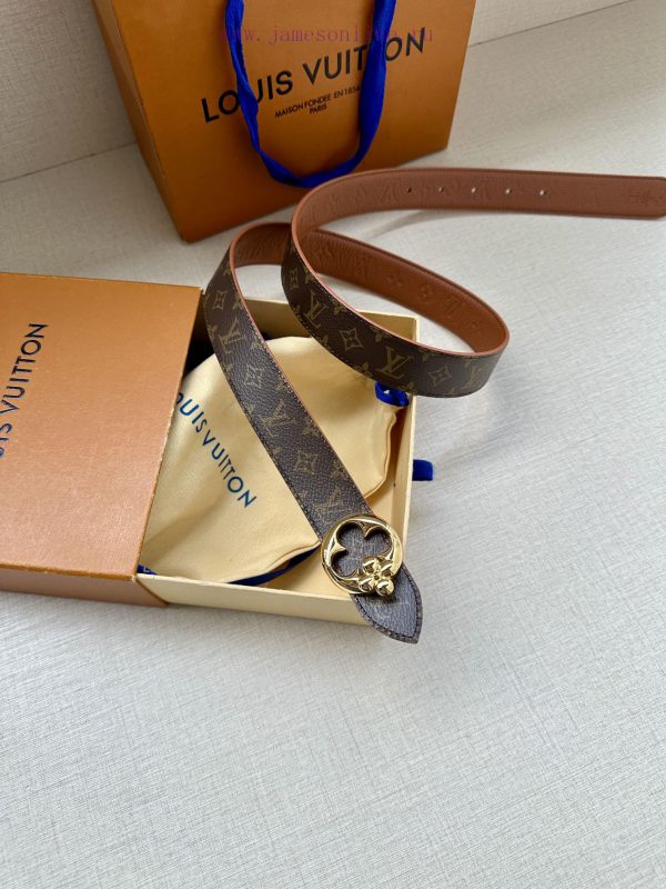 3.0-wide LV Flowergram Round double-sided belt interprets Louis Vuitton's classic elements f 1bq5v5bp - Image 8