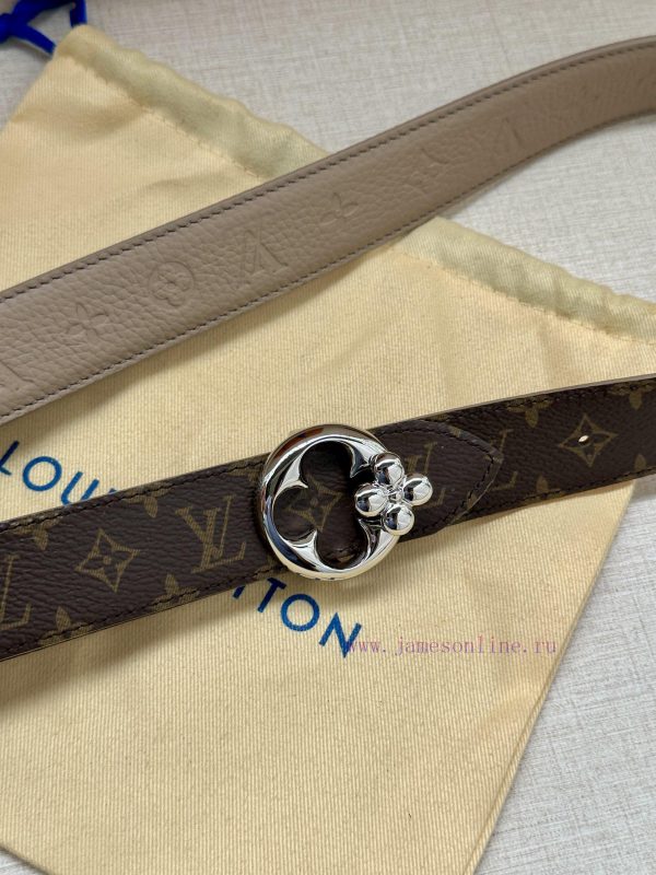 3.0-wide LV Flowergram Round double-sided belt interprets Louis Vuitton's classic elements f 9atfpqvu - Image 3