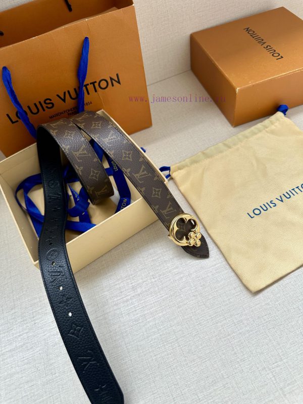 3.0-wide LV Flowergram Round double-sided belt interprets Louis Vuitton's classic elements f ztuzqxbw - Image 4