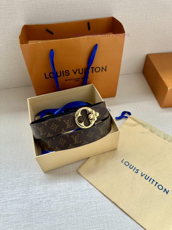 3.0-wide LV Flowergram Round double-sided belt interprets Louis Vuitton's classic elements f ztuzqxbw - Image 5